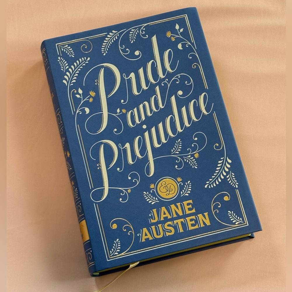 Blue and Gold 'Pride and Prejudice' Book